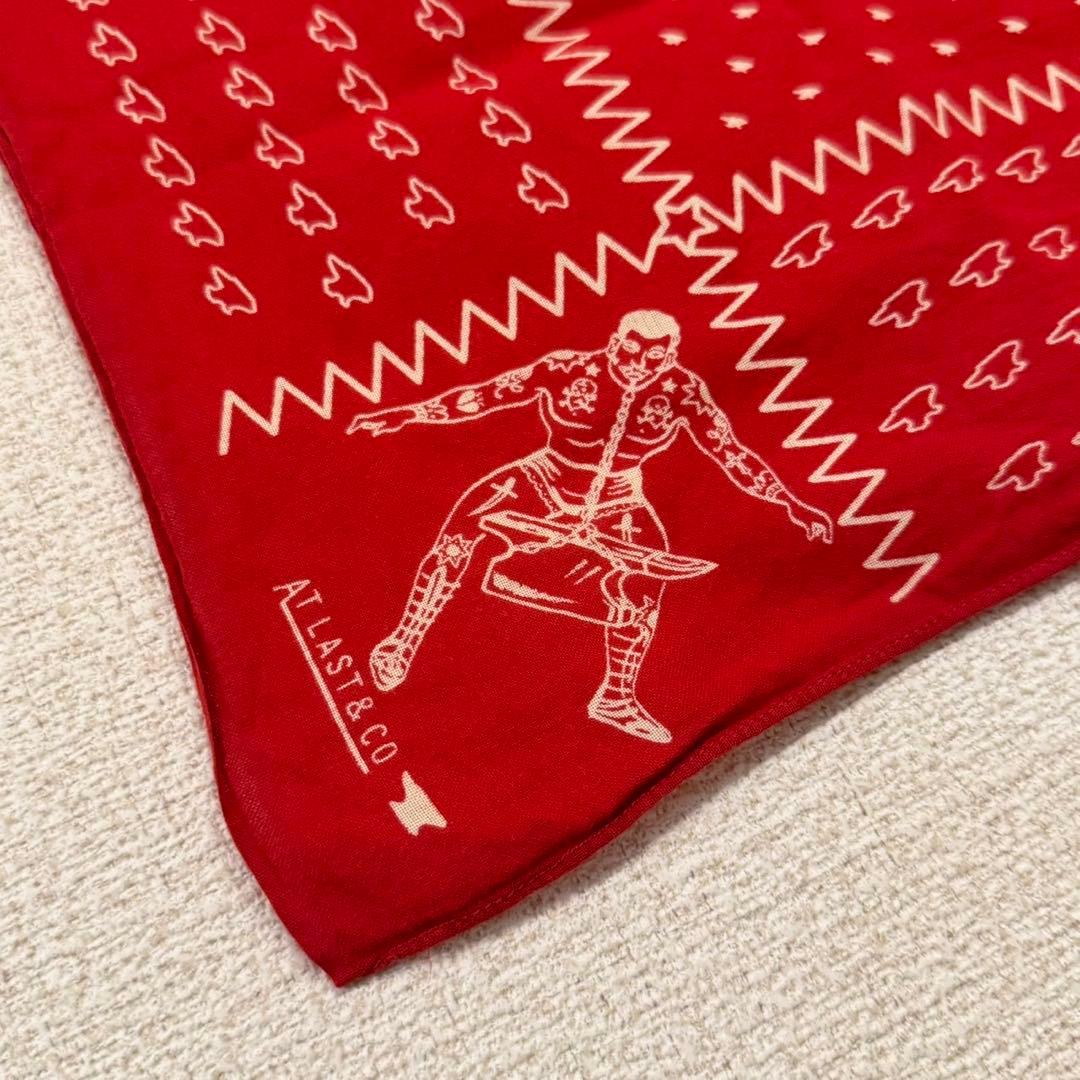 Atlast&co バンダナセット　レッド、ネイビー