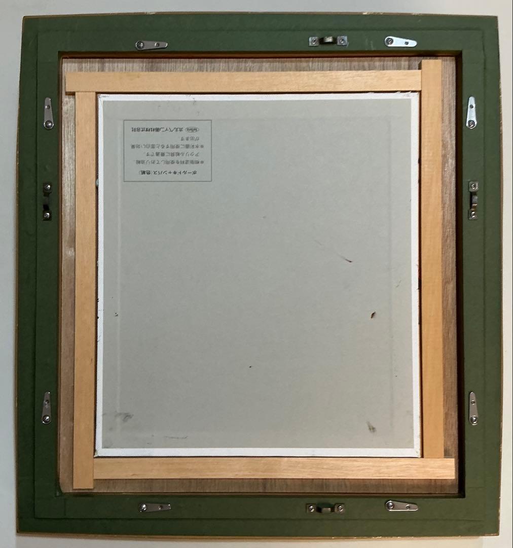 絵画・額縁・油絵・渡部ひでき・パリの街角・洋画・色紙・美術品・インテリア・雑貨