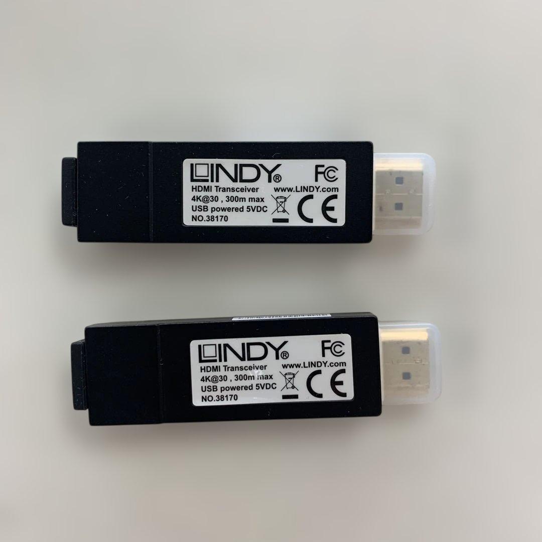 LINDY 4K対応HDMI 延長器・トランシーバー300m(型番:38170)