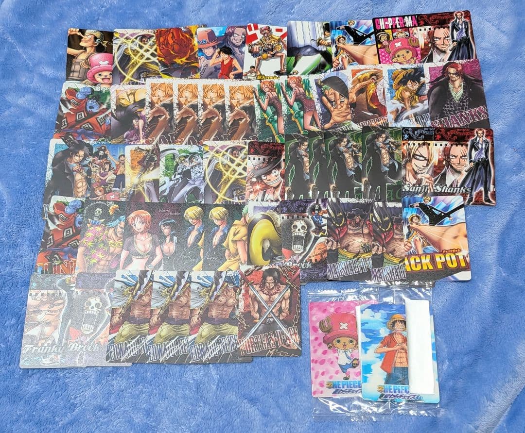 ワンピース　コレクションカードガム　ウエハース　クリアカード　ルフィ