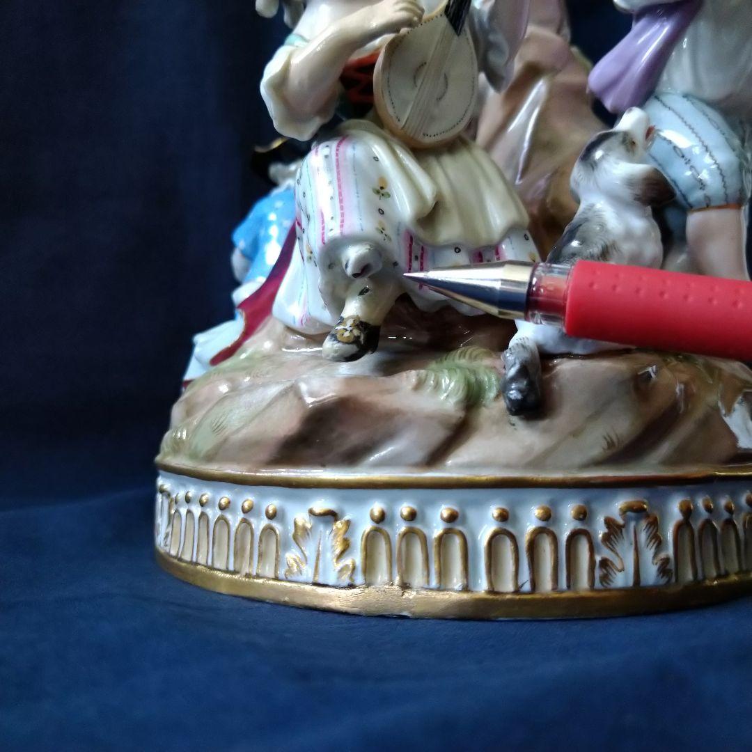 ✤1924年以前・マイセン(Meissen)フィギュリン✤『５人の音楽隊』