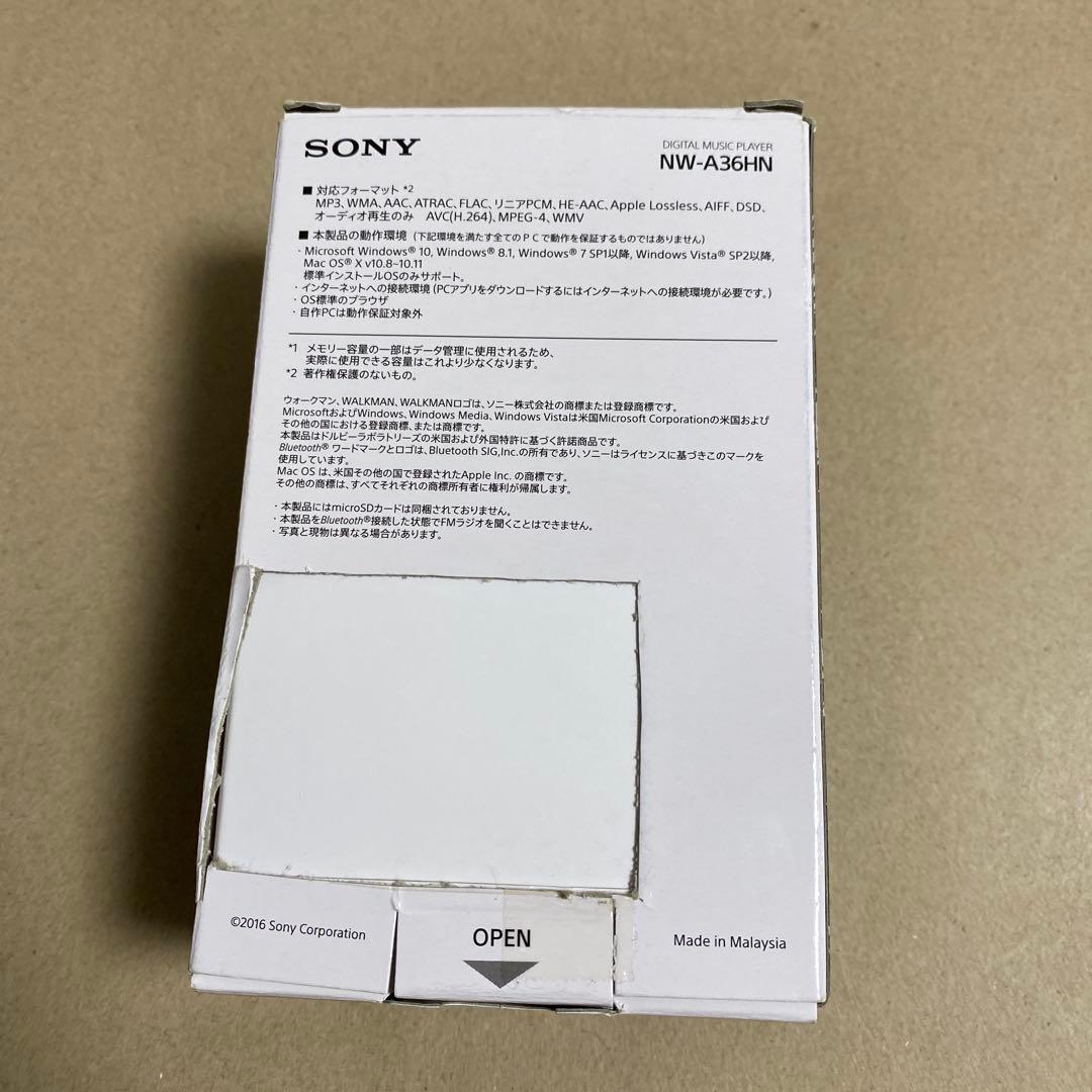 SONY ウォークマン NW-A36
