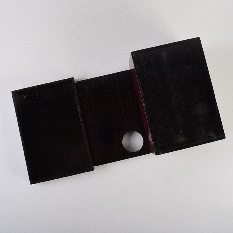 茶道具　鎌倉彫　利休茶箱　織部焼　茶碗　巾筒など　九点　一式　M　R9299