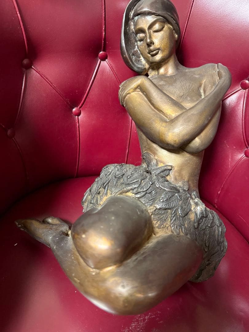 アートデコ ブロンズ女性像 約30cm