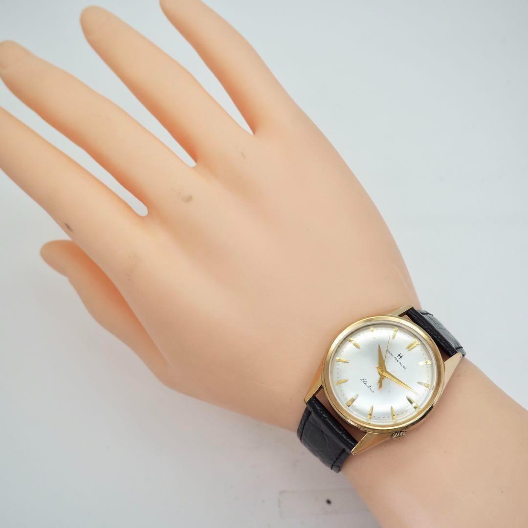 519 稼働　ハミルトン 時計　メンズ　エレクトリック　リコー　ヴィンテージ