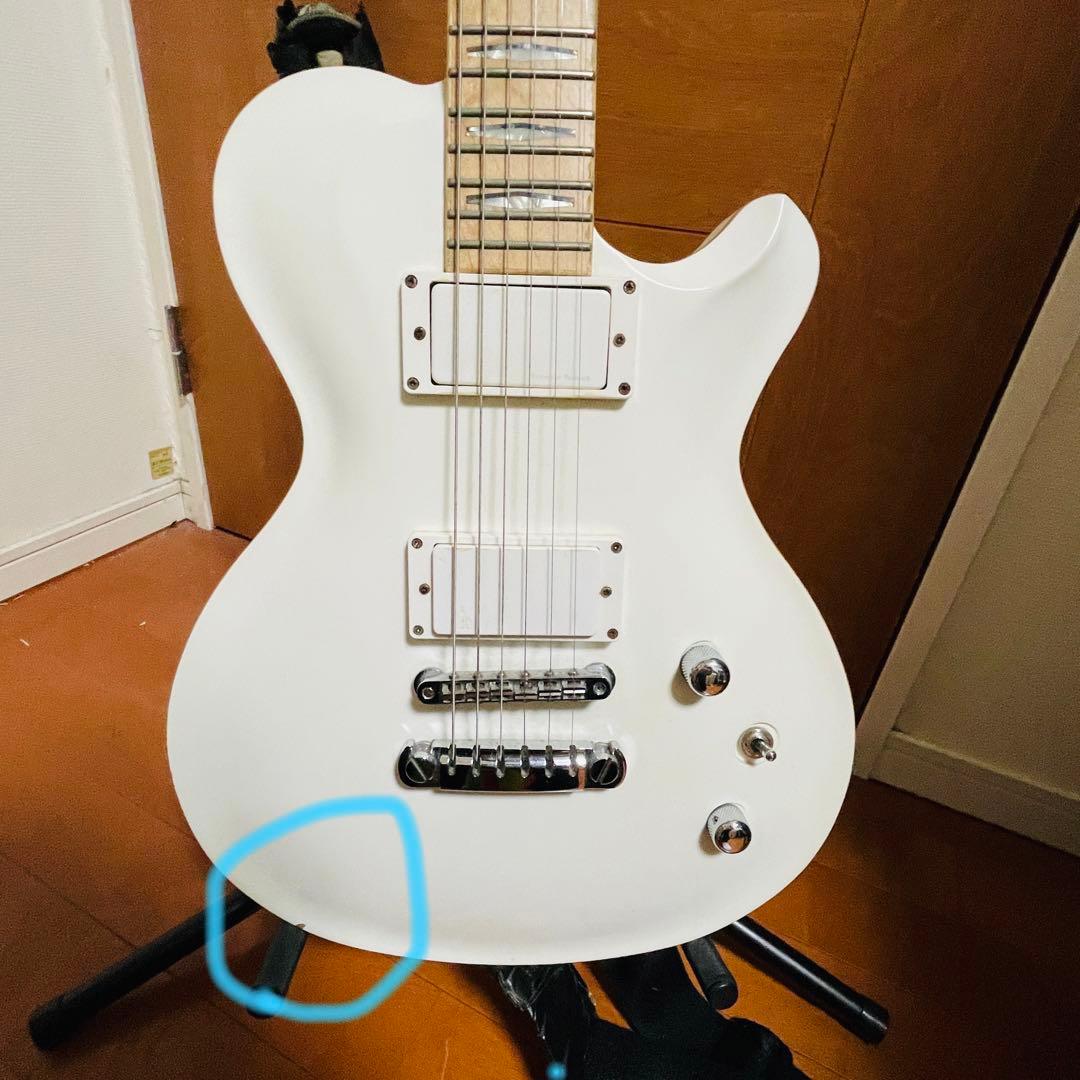 FGN フジゲン EFL-DE レスポール　マット　ホワイト　エレキギター