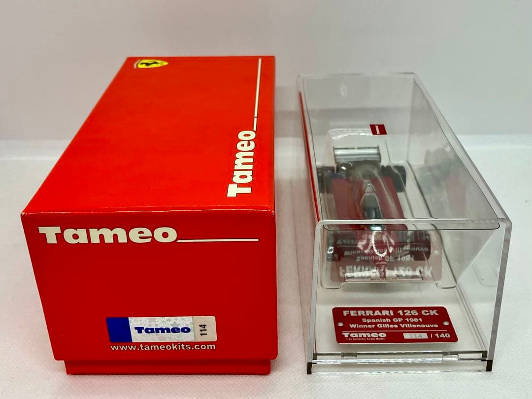 ★フェラーリ 126CK #27★G.ヴィルヌーブ★1981スペインGP優勝★