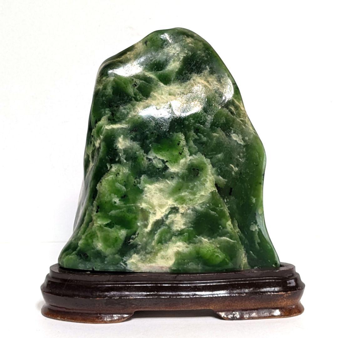 天然石　翡翠　オブジェ　置物