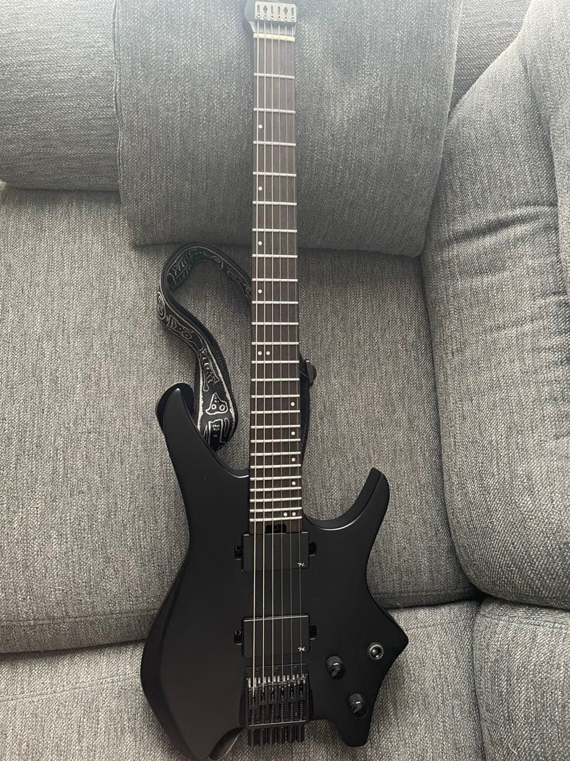 む*】様 HEX Guitars N400 Black ヘッドレスギター（ストラ