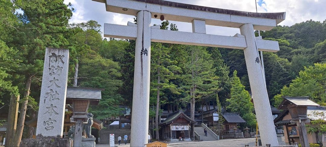 諏訪大社2025年8月8日　下社秋宮.数量限定夜の夏詣特別御朱印4種コンプセット