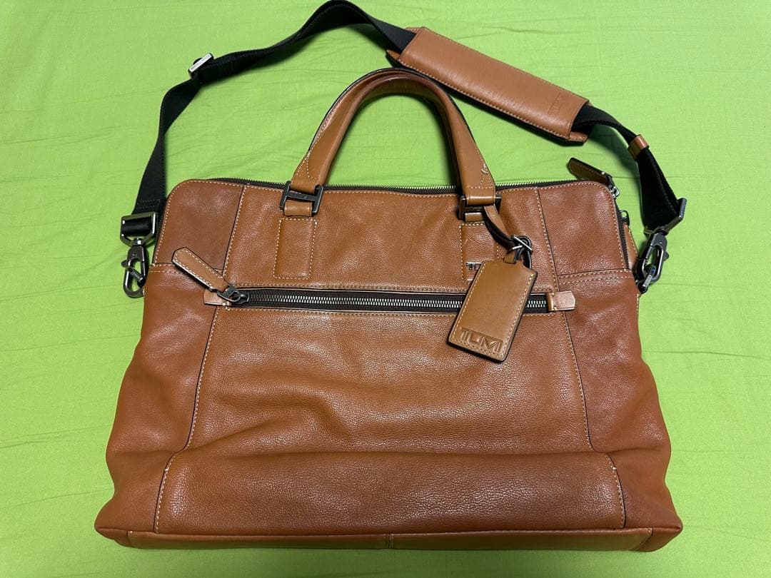 TUMI ブラウン ビジネスバッグ