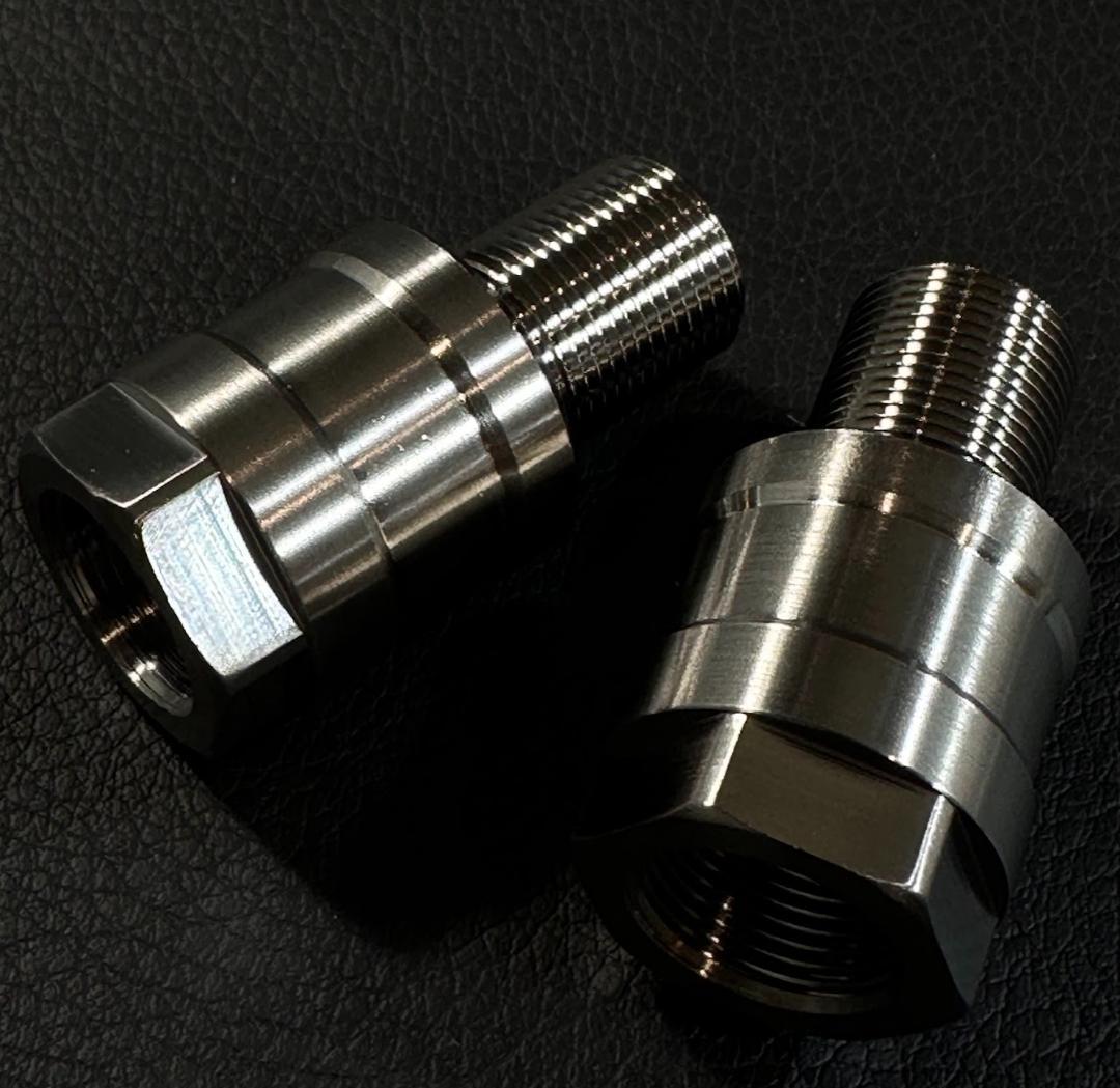 オーリンズ 64チタン製 延長アダプター 25mm ゼファー1100 m104