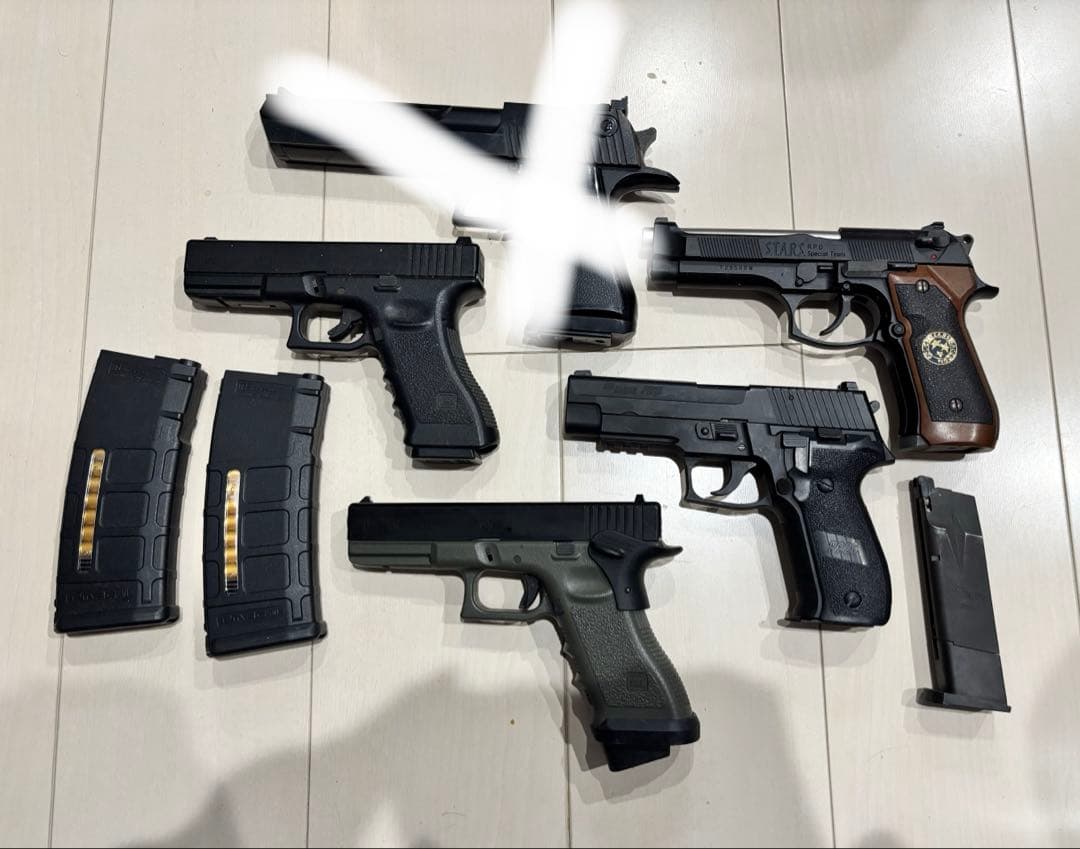 モデルガン ハンドガン ガスガン まとめ売り