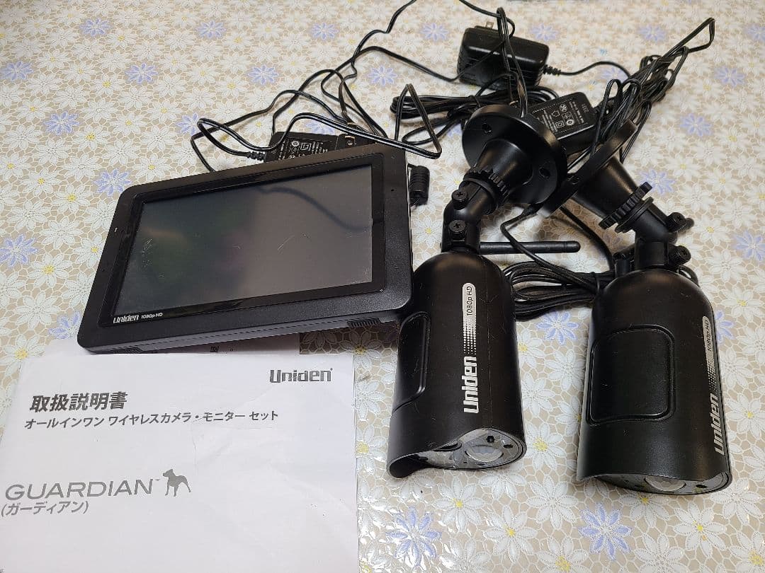 防犯カメラ　ユニデン ガーディアン ワイヤレス[カメラ×2・モニター×1]