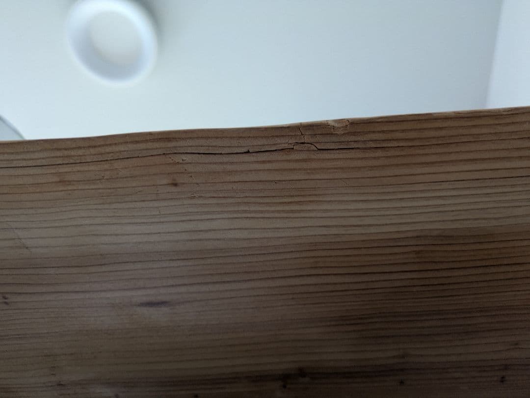 無垢材 ダイニングテーブル 一枚板+脚　杉