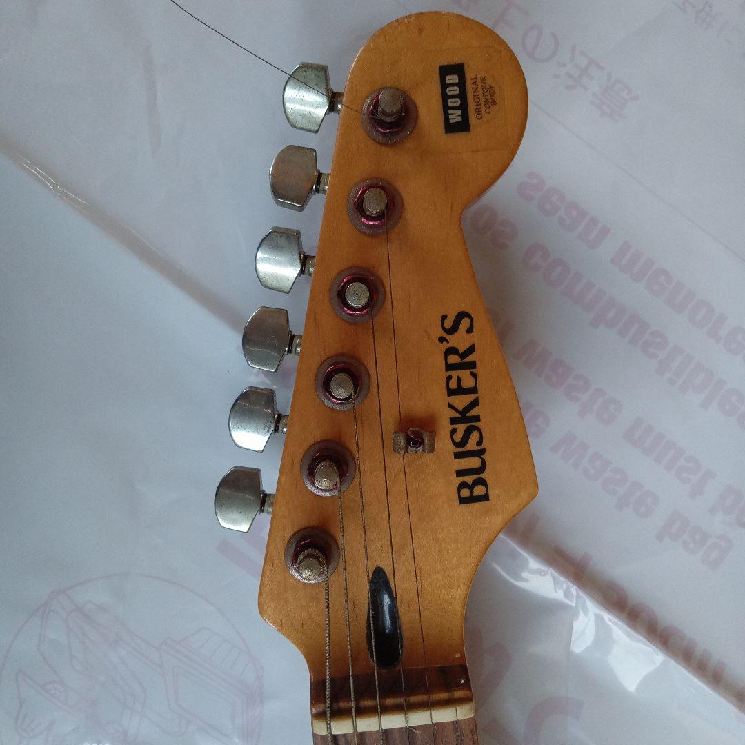 BUSKER'S エレキギター レッド　動作確認済✅️