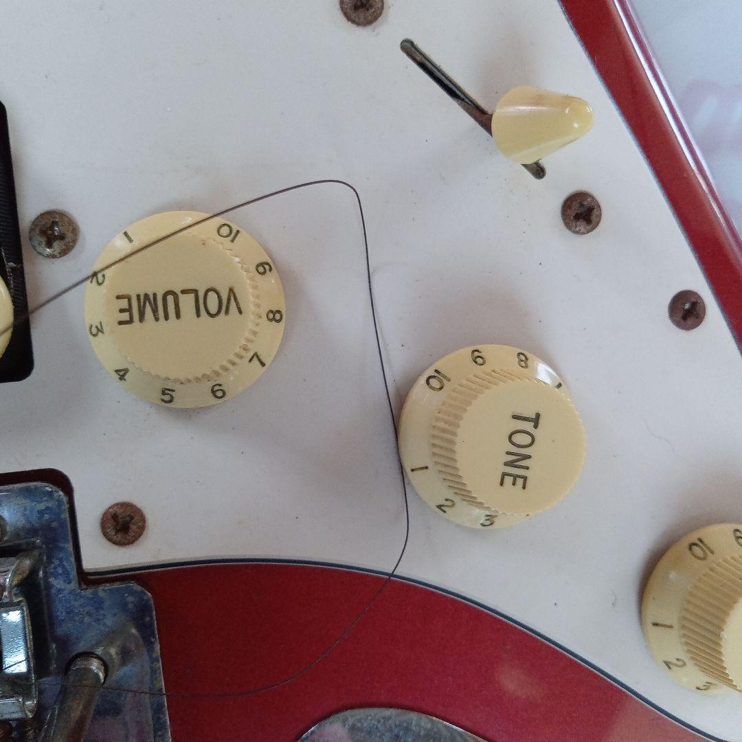 BUSKER'S エレキギター レッド　動作確認済✅️