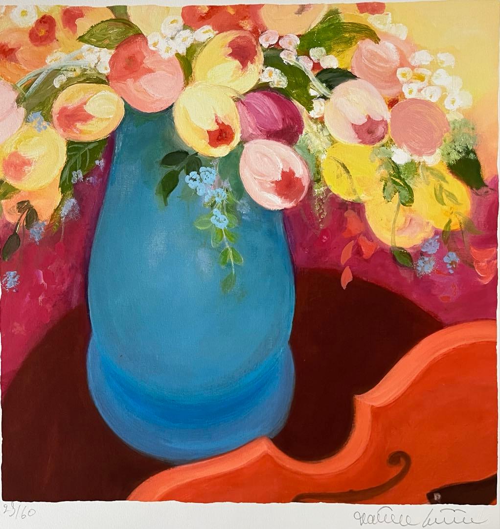 額入り版画　47✖️55 ジニー・キム　限定　証明書、直筆サイン、ED有り　現行品