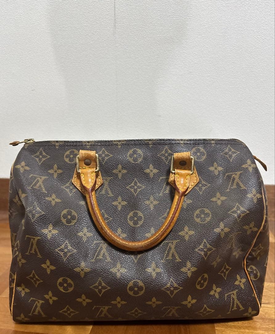 ルイヴィトン モノグラム ス ピーディ 30 南京錠・鍵2本付