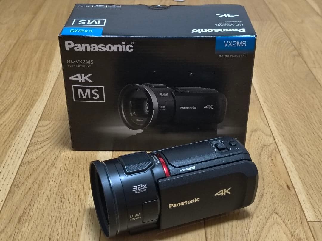 Panasonic HC-VX2MS 4Kビデオカメラ本体