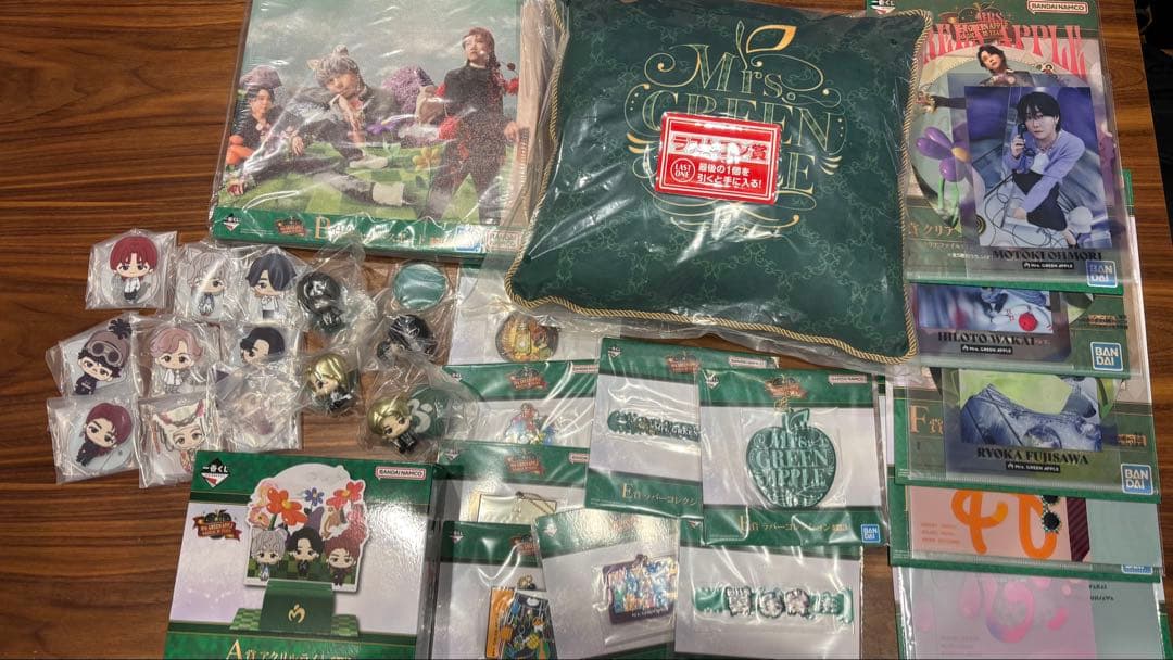 Mrs. GREEN APPLE 一番くじ A賞B賞C賞D賞E賞F賞 コンプ