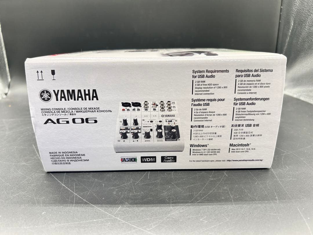 YAMAHA USBミキサー AG06 動作確認済み
