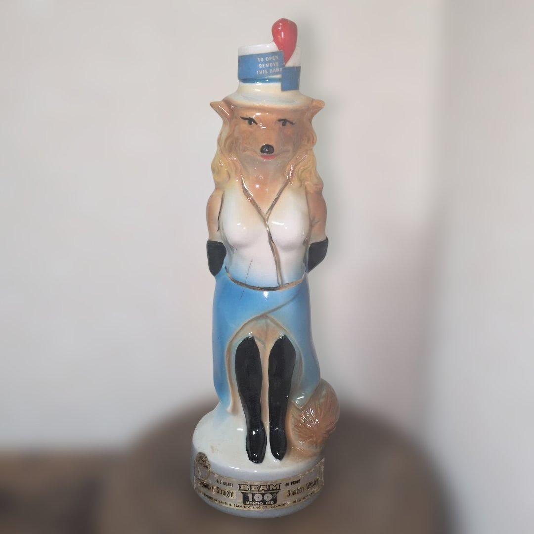 Jim BEAM バーボンウイスキー　未開栓　陶器ボトル　古酒　750ml