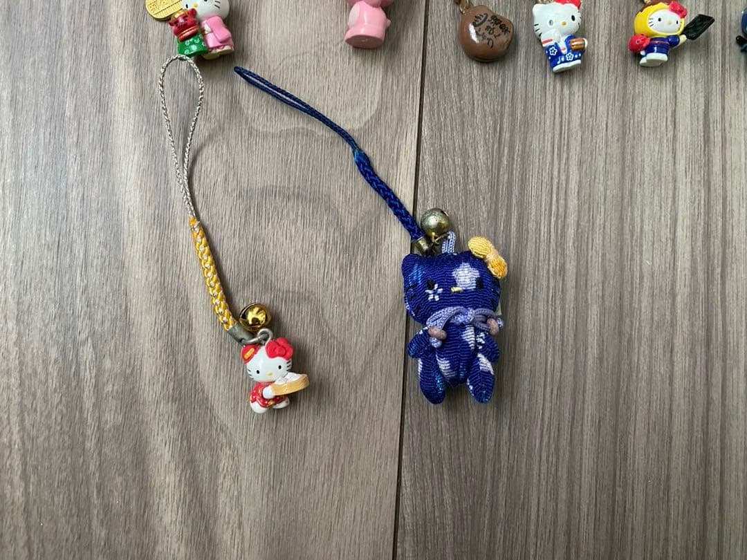 ご当地キティ ストラップ 22個セット まとめ売り 平成レトロ