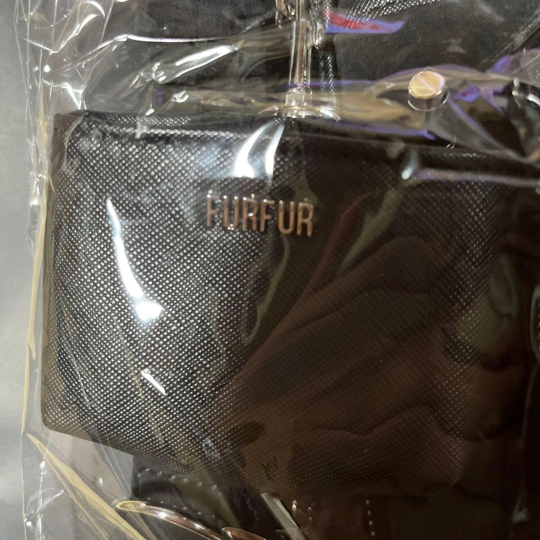 新品未使用 FURFUR マテリアルコンビ3SETショルダーバッグ