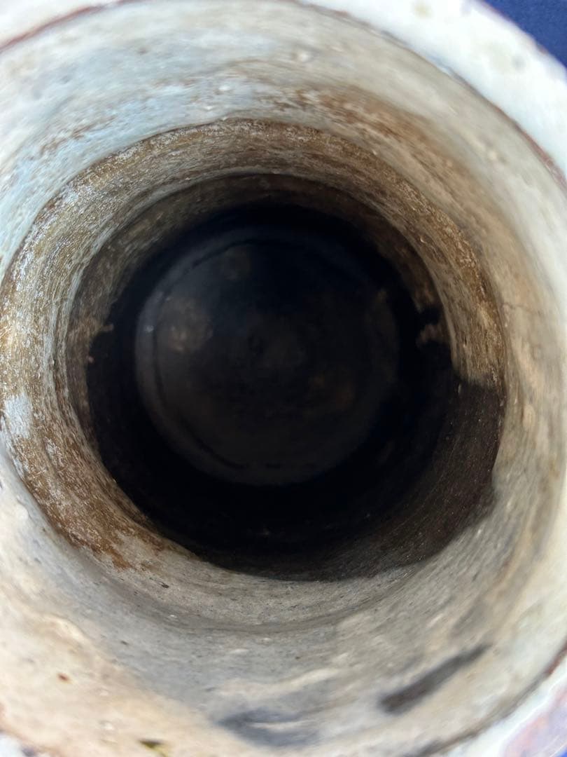 ◎ 粉引花器　時代物　茶器　床飾　骨董