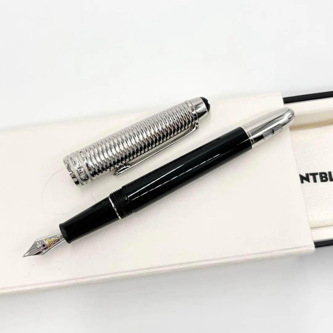 【新品未使用】モンブラン 万年筆 マイスターシュテュック ドゥエ ジオメトリー