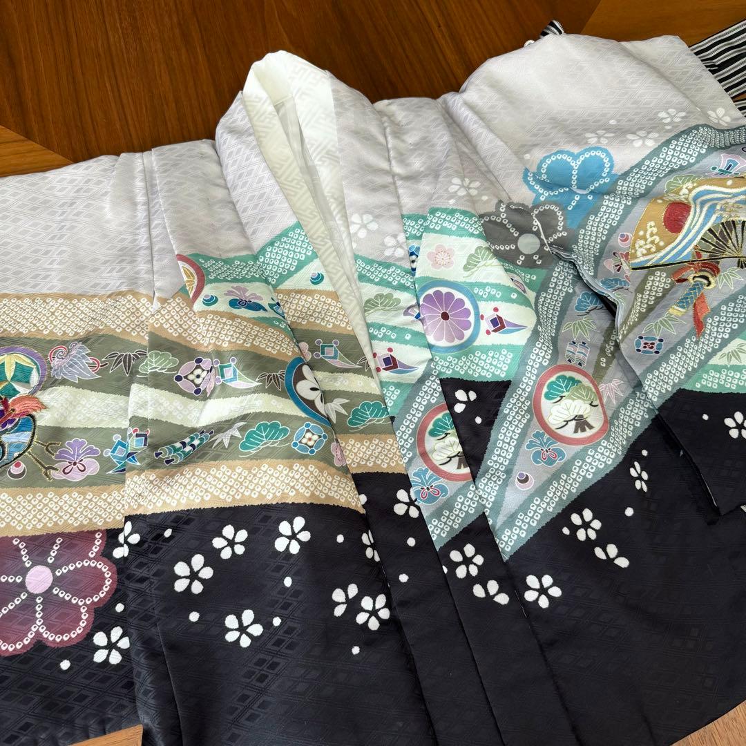 【美品】3歳〜5歳男の子用 七五三羽織袴セット