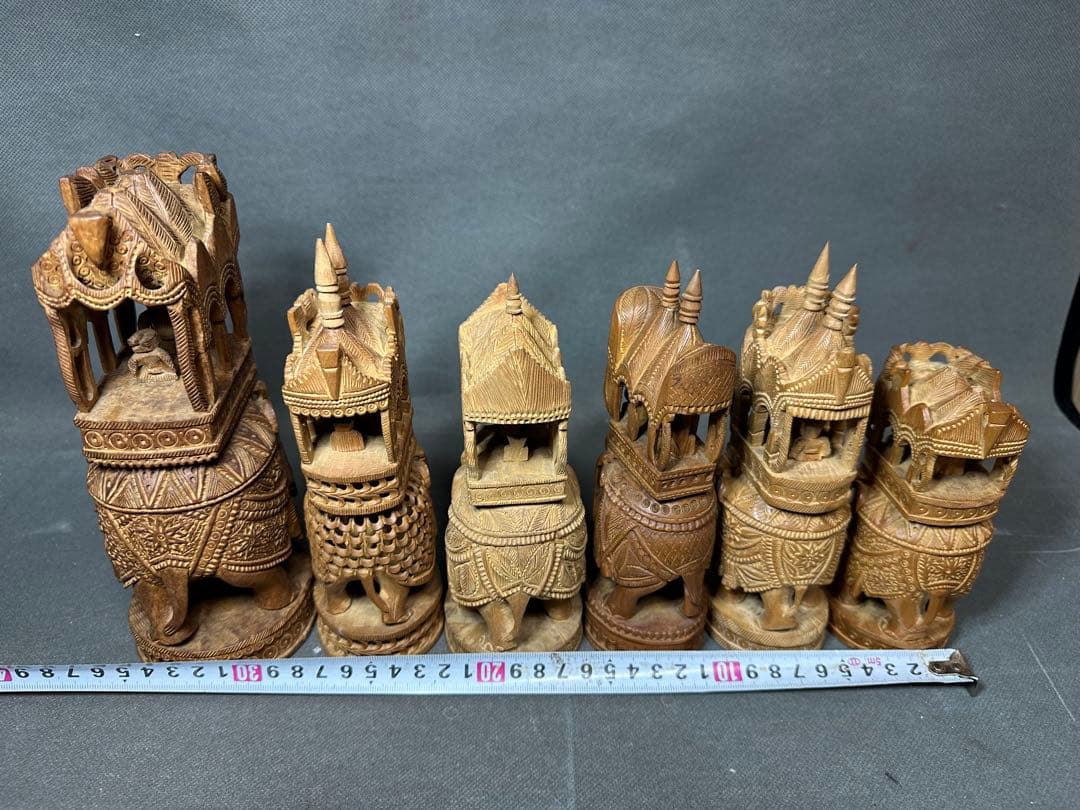 インド　白檀　象そう　木彫り　仏教美術　仏像 骨董 木像　木製　仏教　密教