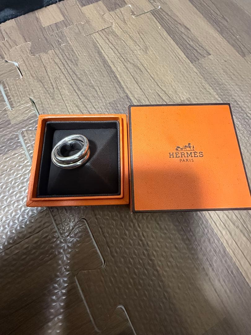 HERMES ヴェルティージュ　シルバーリング　54