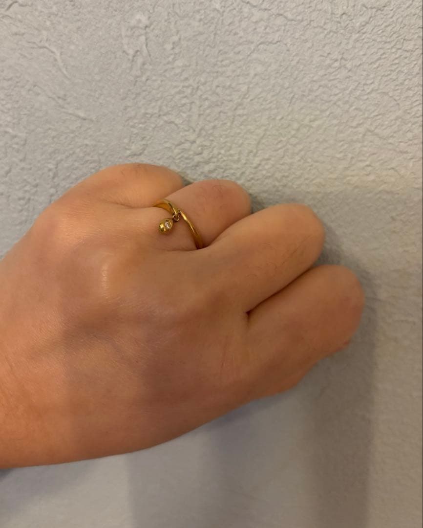 4℃ヨンドシー　K18ダイヤモンドリング