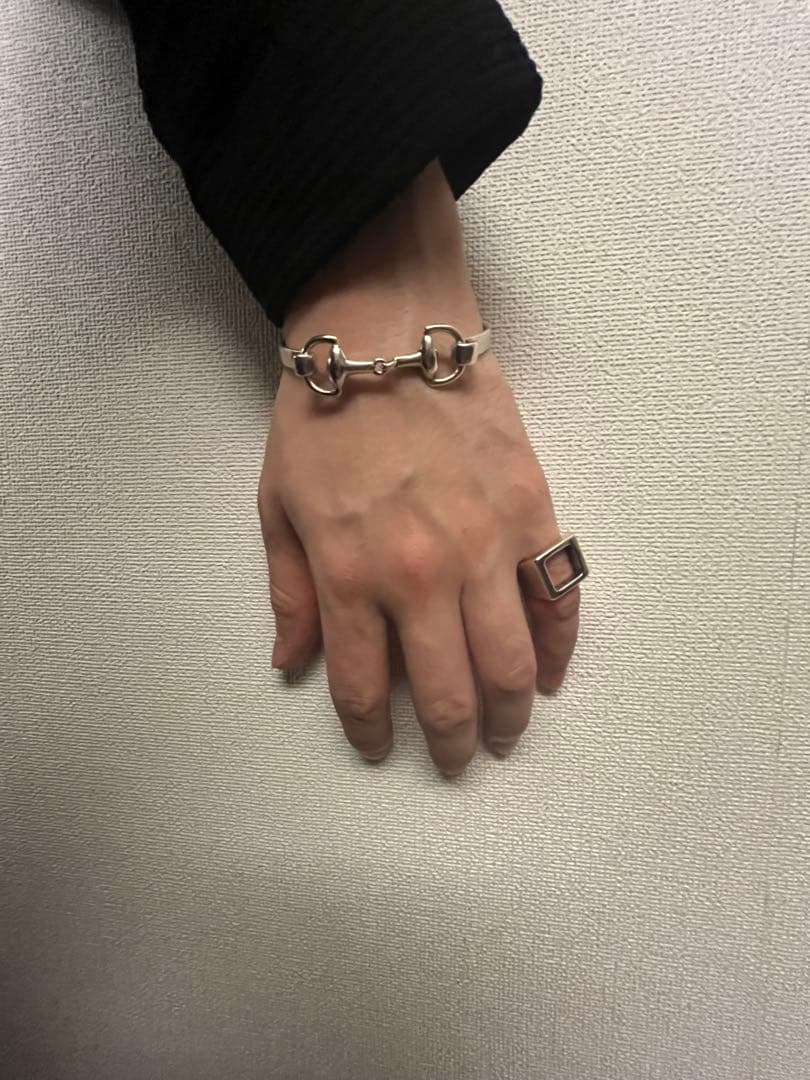 シルバー925 ホースビット ブレスレット ヴィンテージ　メキシカンジュエリー