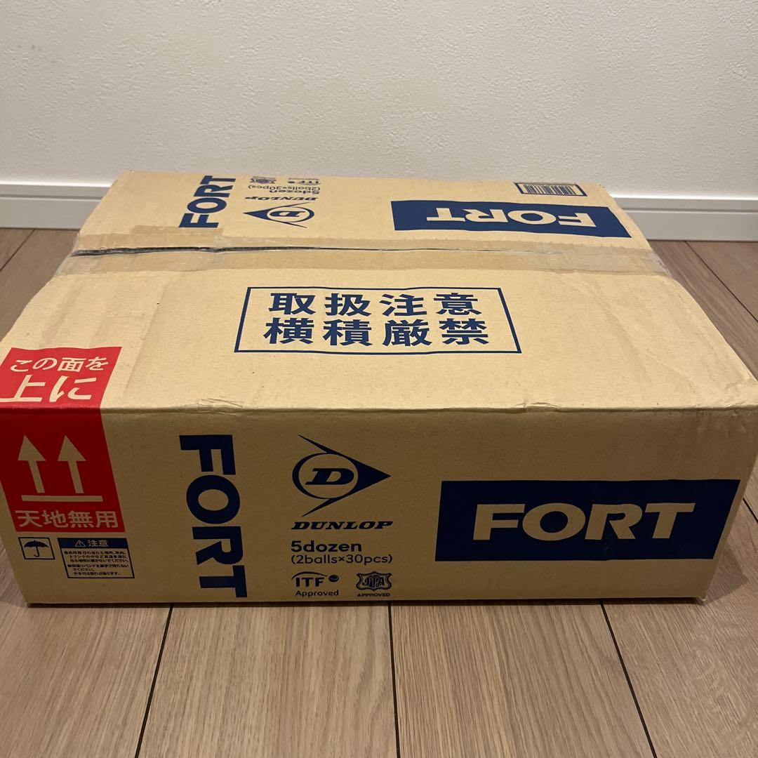 【新品】 Dunlop　ダンロップ フォート　1箱60球