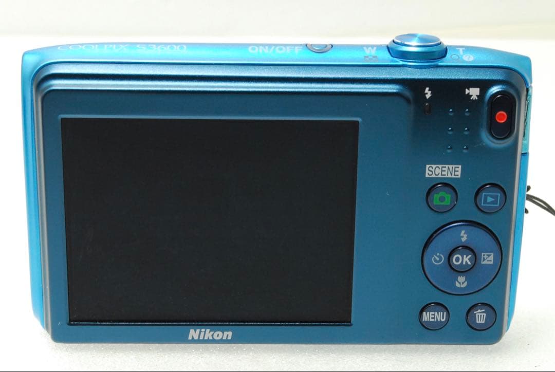 Nikon COOLPIX S3600❤️スマホ転送 動作確認済 ニコン ブルー