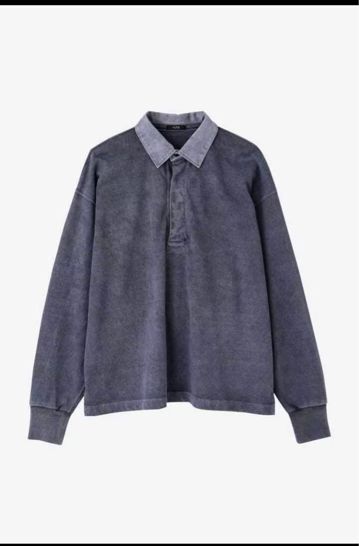 タグ付き未使用品 yleve ラガーシャツ 1 ブルー