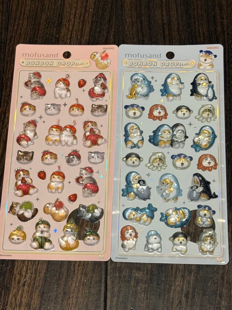 mofusand ボンボンドロップシール２種セット※ケースなし