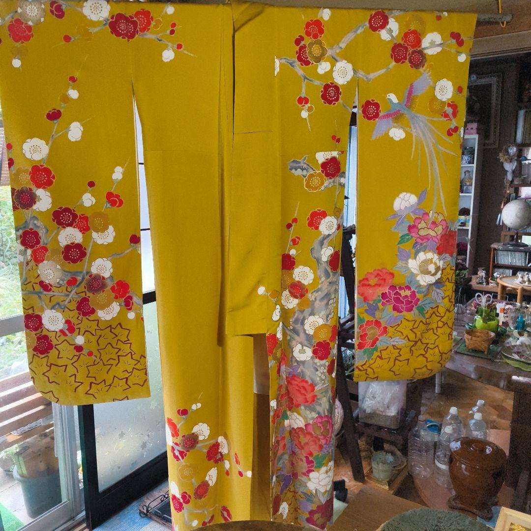 『6点セット』からし色　振袖