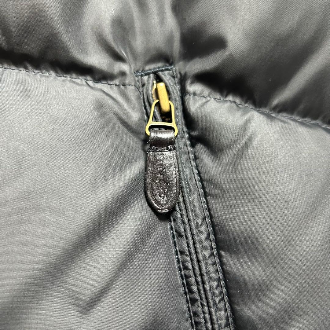 ポロバイラルフローレン　リバーシブル ダウンベスト　ブラック　L