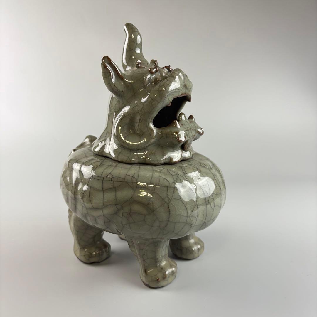 中国 青磁 香炉 古美術