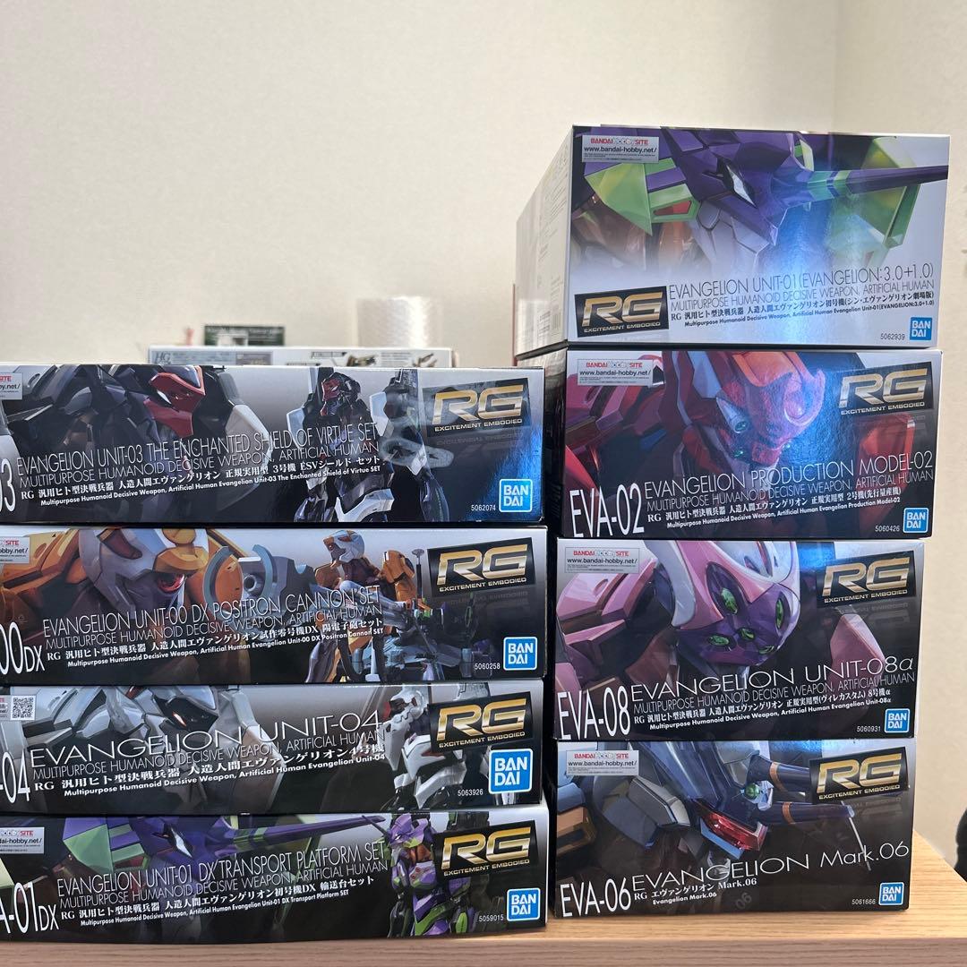 RG エヴァンゲリオン　８体　まとめ売り