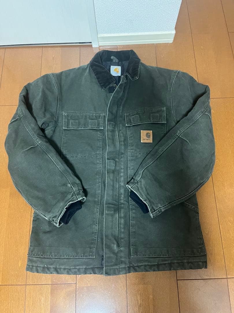 希少 SサイズCarhartt トラディショナルコート モスグリーン