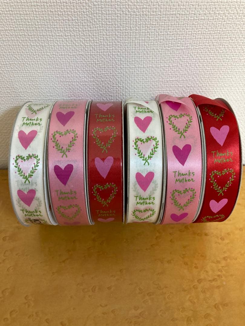 青山リボン　ハート&リース　母の日リボン