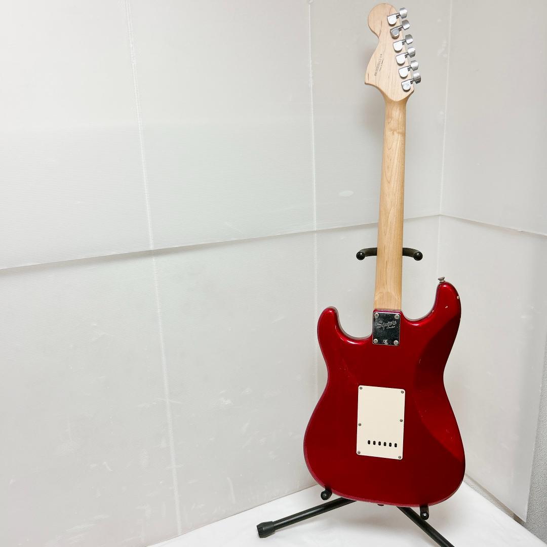 美品 Squier スクワイヤー ストラトキャスター Affinity 赤