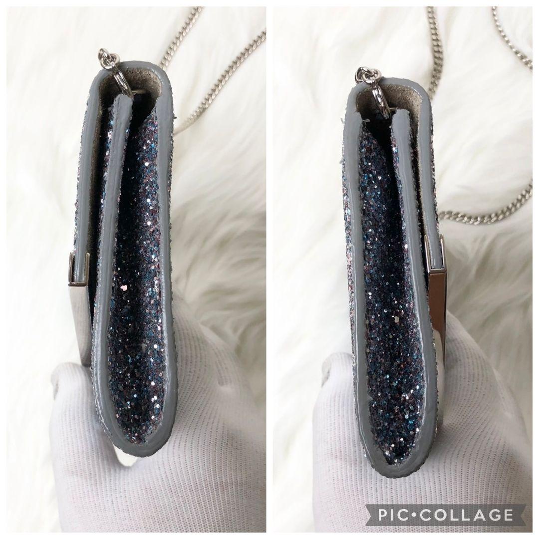 【Tu☆】ジミーチュウ チェーン ショルダー パーティバッグ グリッター