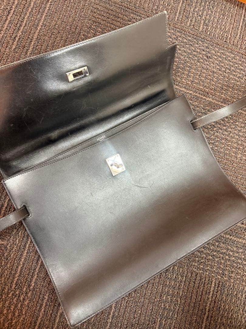 上*司様 エルメス　レザー ビジネスバッグ