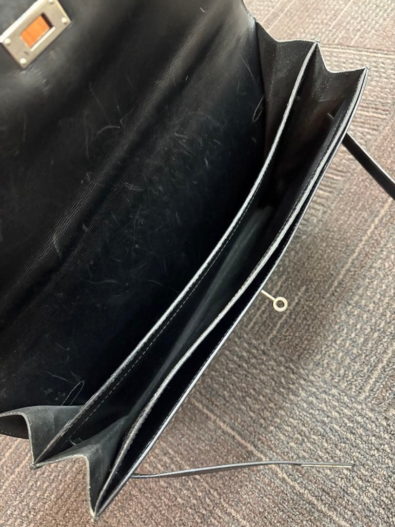 上*司様 エルメス　レザー ビジネスバッグ